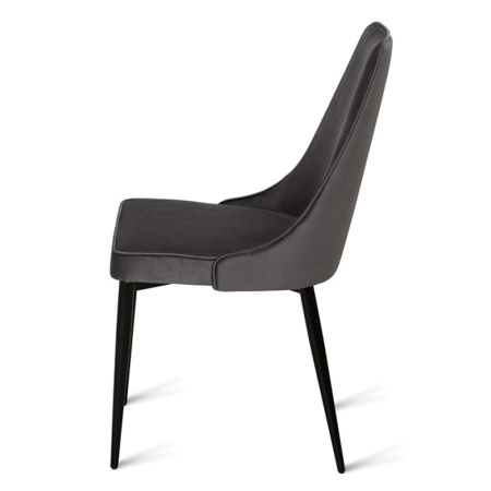 Стул B140 (B140 SMOKE VL17, BK VD)